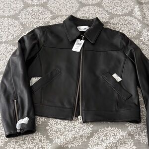 Coach Black Leather Jacket